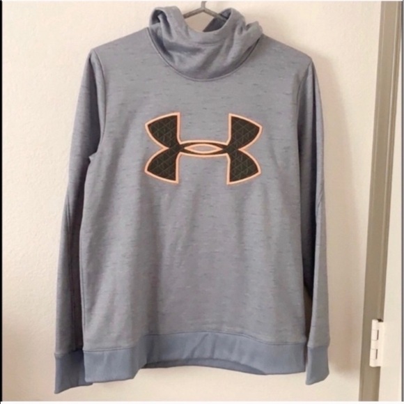 Under Armour Big Logo Fleece Hoodie Sweatshirt - Picture 1 of 5